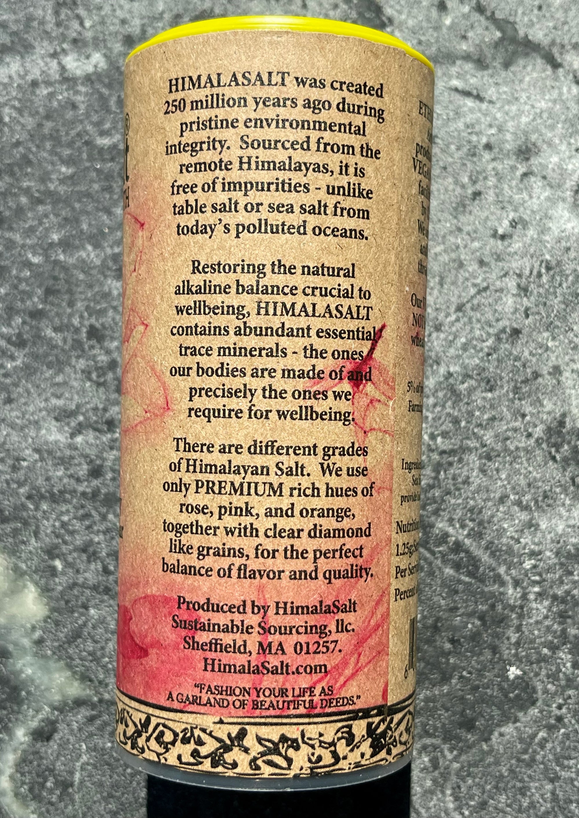 HimalaSalt Fine Grain Shaker, Refillable